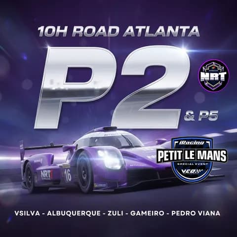NRT Simracing — sessão de equipa iRacing Portugal